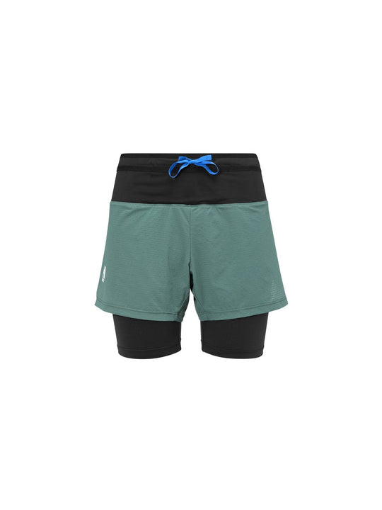 Szorty MILLET INTENSE 2IN1 SHORT W zielony - Adventure Sports
