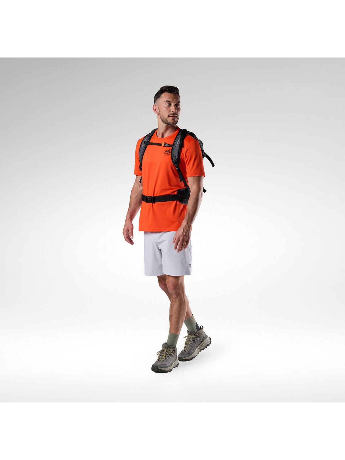Koszulka męska ROSSIGNOL M Graphic Active Tee pomarańczowa