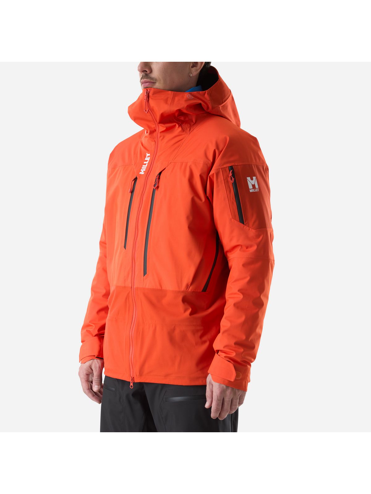 Kurtka męska MILLET M M White 3L Jkt M pomarańczowa