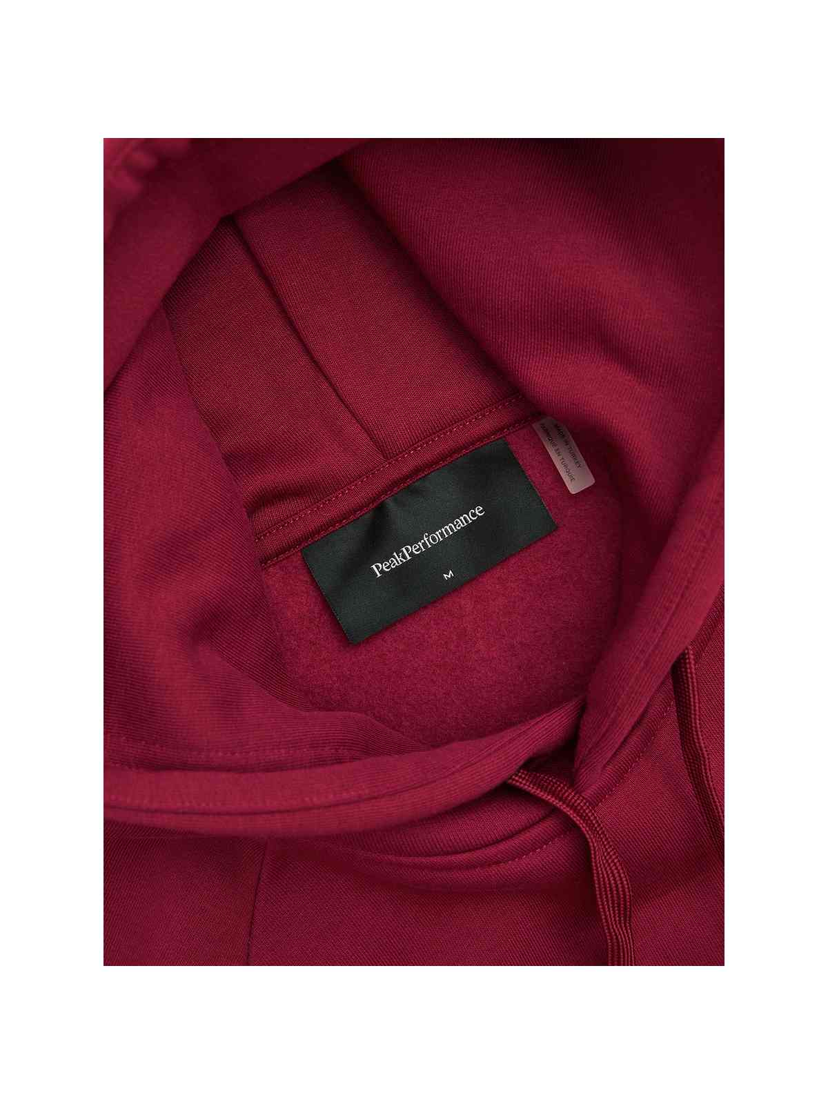 Bluza PEAK PERFORMANCE Original Hood Men bordowy