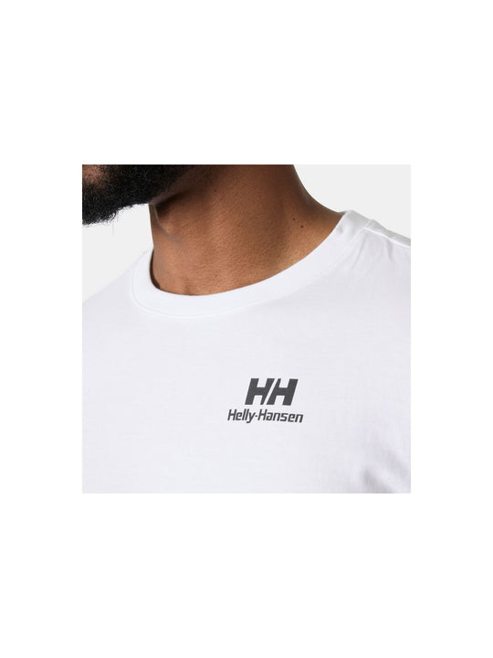 Koszulka męska HELLY HANSEN Core Graphic T 2.0 biała
