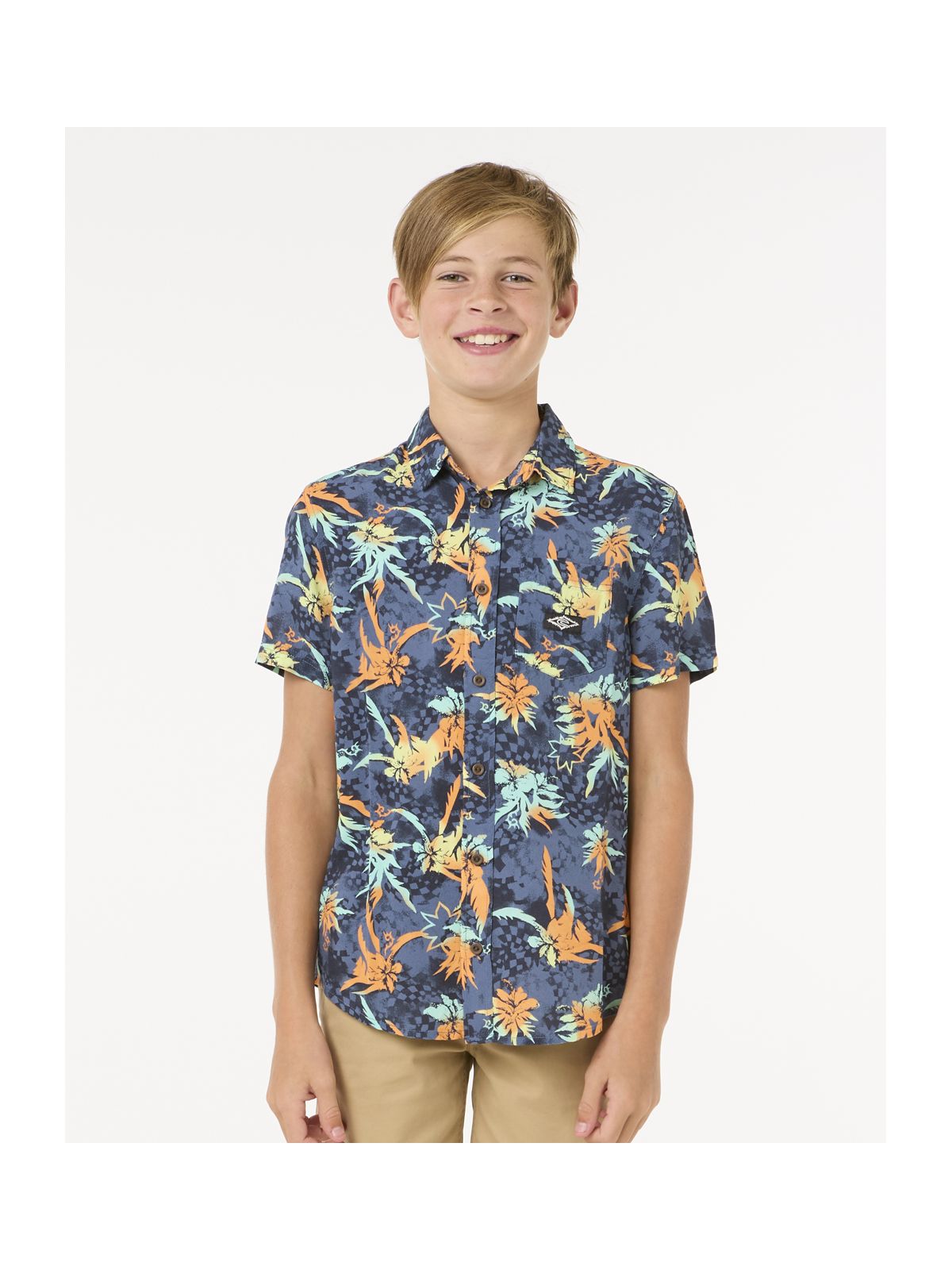 Koszula RIP CURL Raw Energy Shirt - Boy granatowy