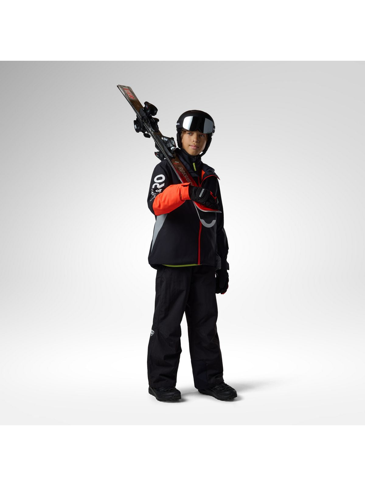 Kurtka narciarska juniorska ROSSIGNOL Jr Hero Insulated Ski Jacket czarna