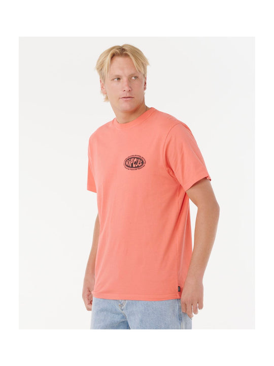 Koszulka RIP CURL RAW ENERGY DE OVAL TEE niebieska
