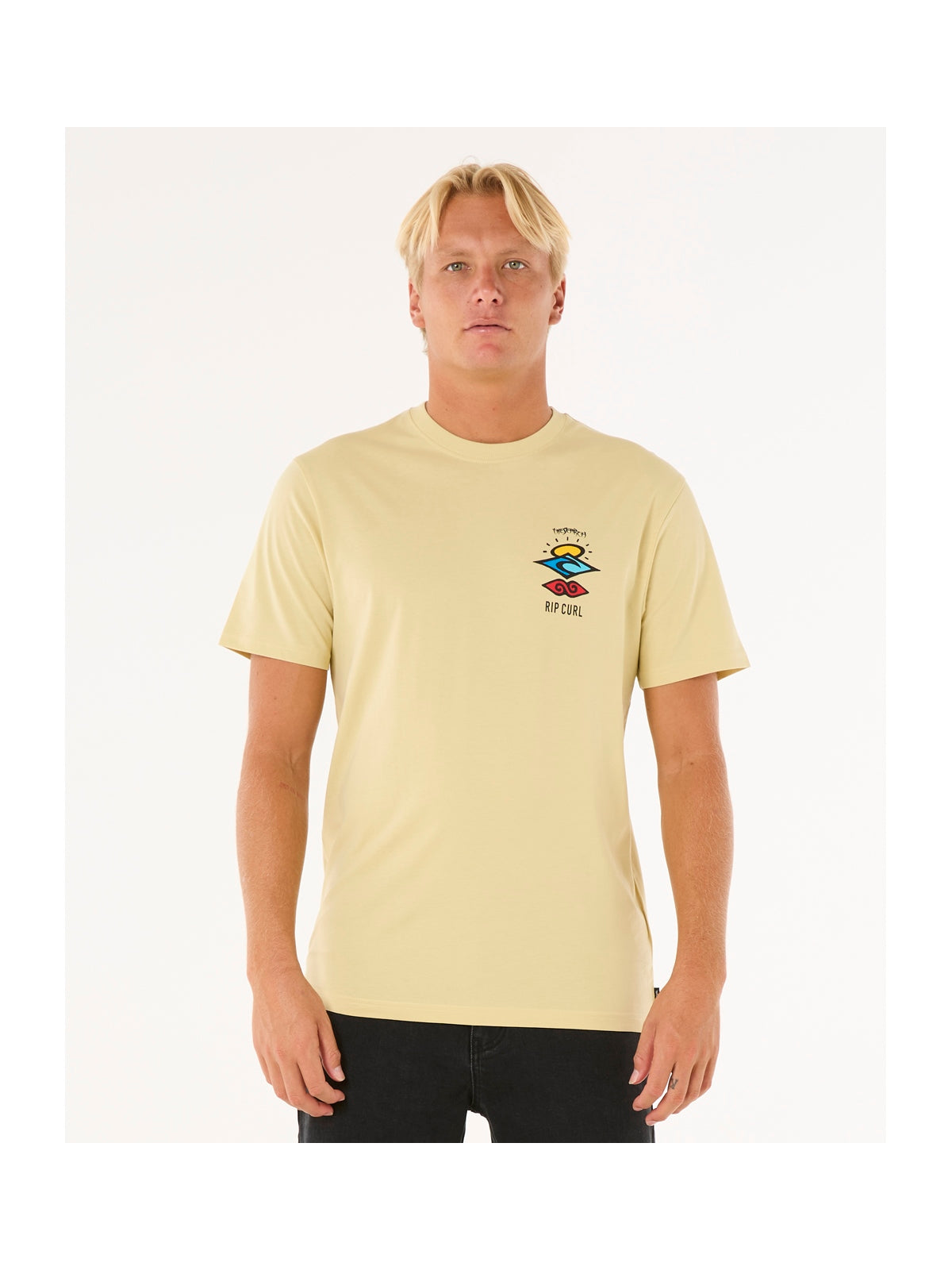 Koszulka RIP CURL Search Icon Tee turkusowy