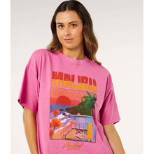 Koszulka damska RIP CURL Hayley O Heritage Tee różowa
