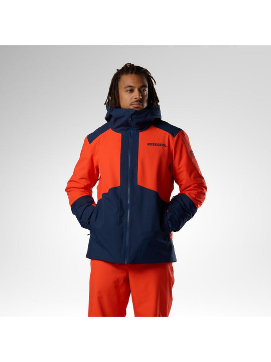 Kurtka narciarska męska ROSSIGNOL Rochrun Insulated Jkt pomaranczowa
