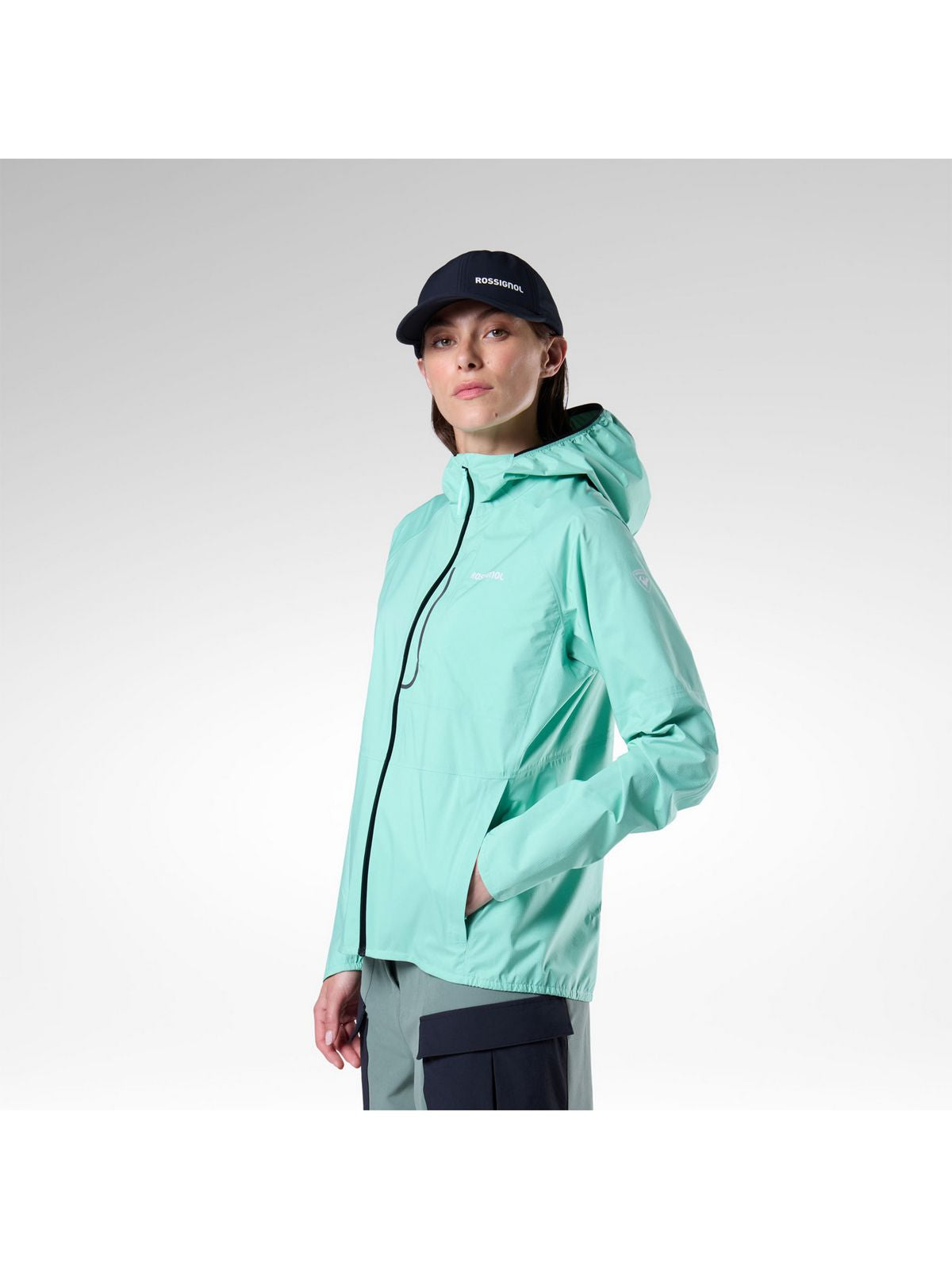 Kurtka damska ROSSIGNOL W Rainproof 2.5L Shell Jkt zielona