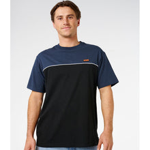 Koszulka męska RIP CURL Halfa Panel Beater Tee granatowa

