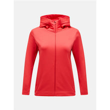 Bluza PEAK PERFORMANCE Rider Tech Zip Hood Women czerwony - Adventure Sports
