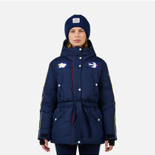 Kurtka narciarska damska ROSSIGNOL W JCC FLAG DOWN PARKA niebieska
