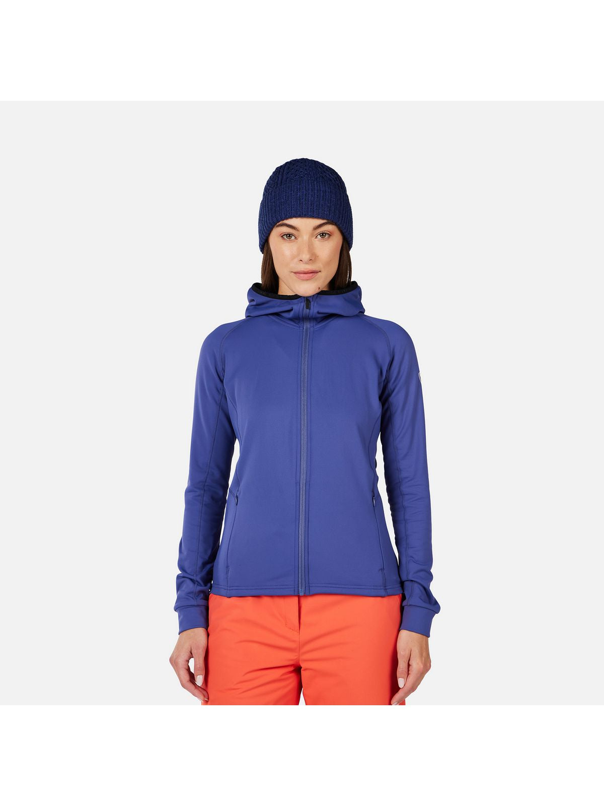 Bluza damska ROSSIGNOL W Mid Layer Thin Fz niebieska