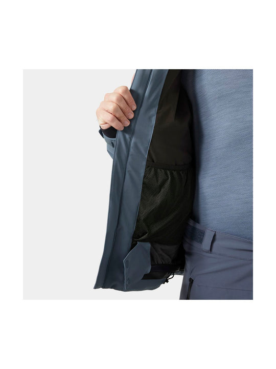 Kurtka narciarska męska HELLY HANSEN ALPHA 4.0 JACKET granatowa
