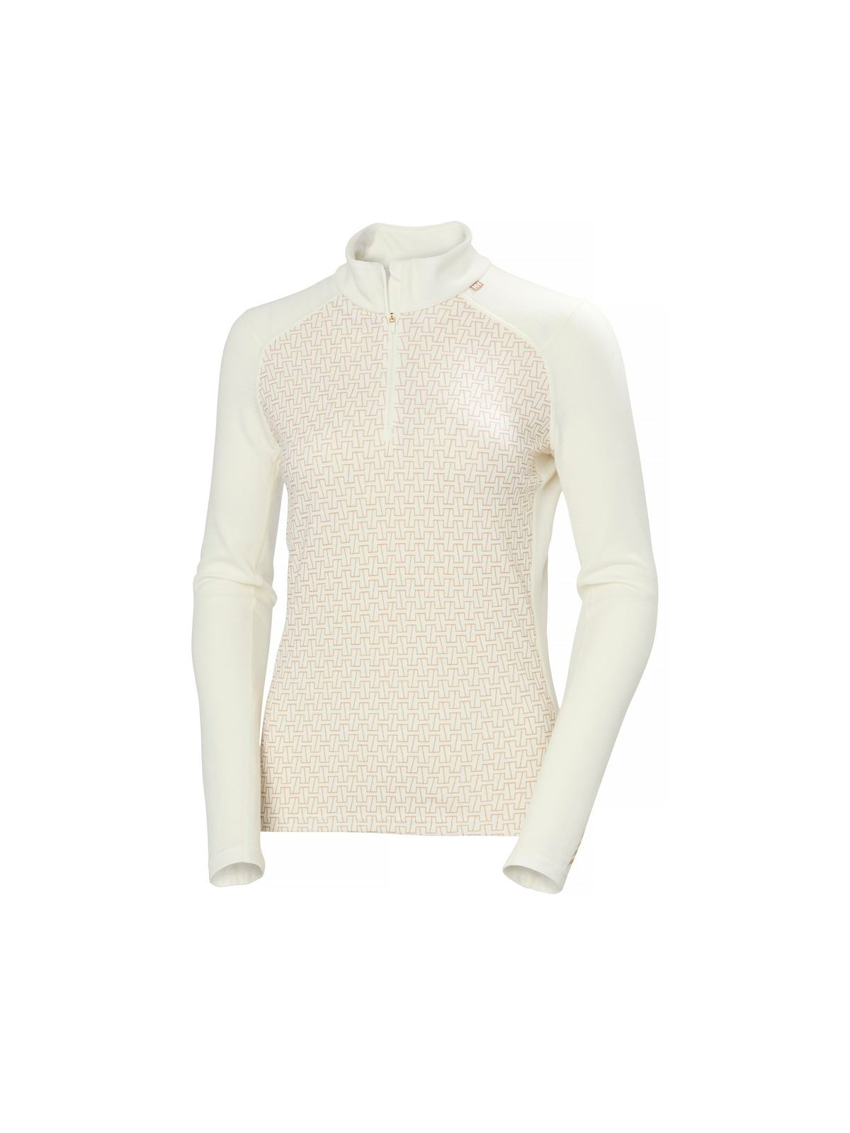 Bielizna termiczna damska HELLY HANSEN W LIFA MERINO MIDW GRA 1/2 ZIP biała