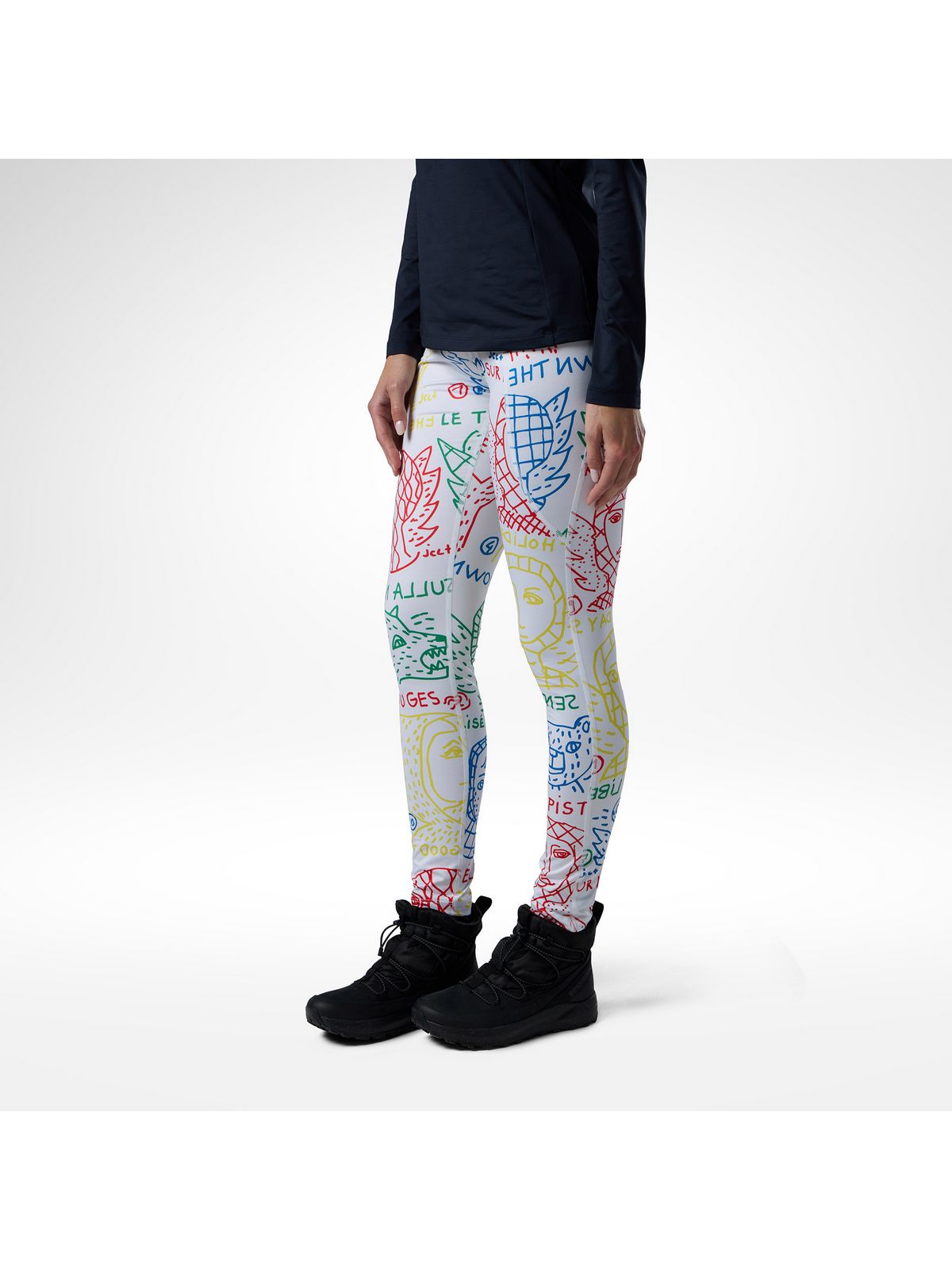 Legginsy damskie ROSSIGNOL W Jcc Tight multikolor