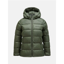 Kurtka zimowa puchowa Peak Performance W Frost Down Jacket zielony - narciarska - Adventure Sports
