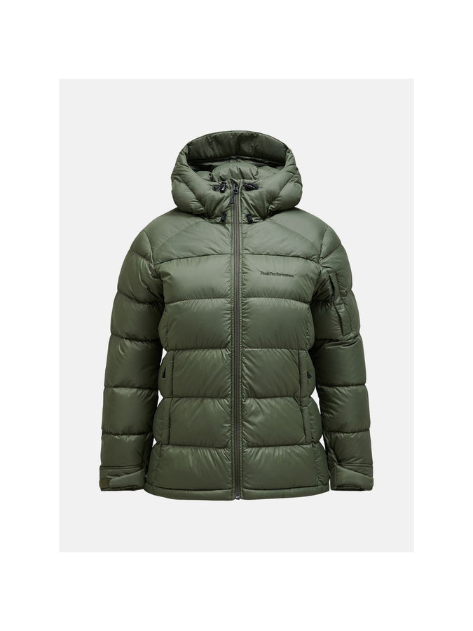 Kurtka zimowa puchowa Peak Performance W Frost Down Jacket zielony