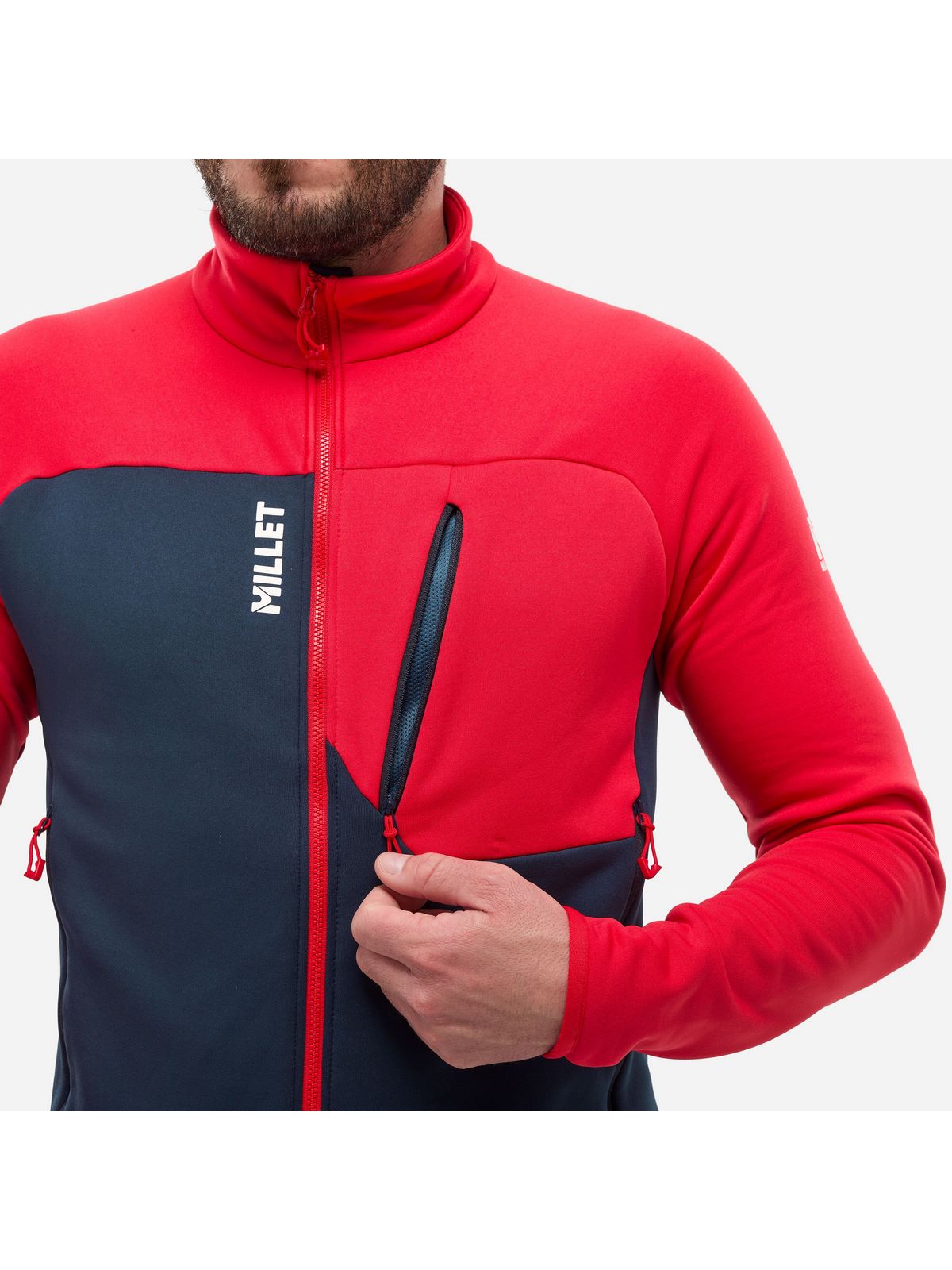 Bluza MILLET M SENECA FLEECE JKT niebieska