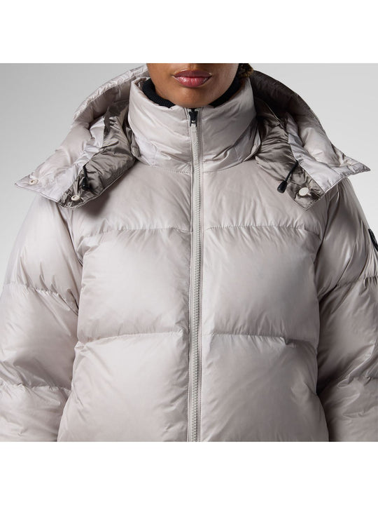 Kurtka narciarska damska ROSSIGNOL W Abel Down Hoodie Jacket szara
