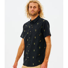 Koszula sportowa męska RIP CURL Hula Breach S/S Shirt czarna
