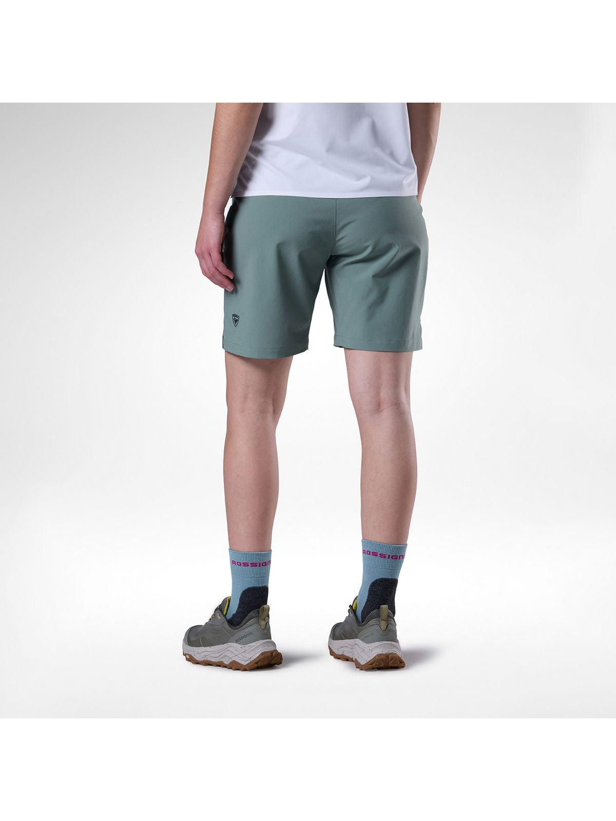 Szorty damskie ROSSIGNOL W Stretch Chino Short 7' zielone