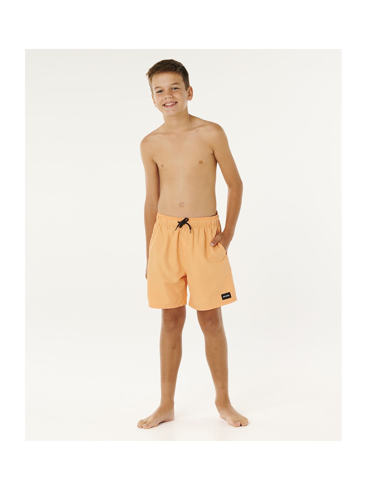Boardshorty chłopięce RIP CURL Offset Volley -Boy pmarańczowe