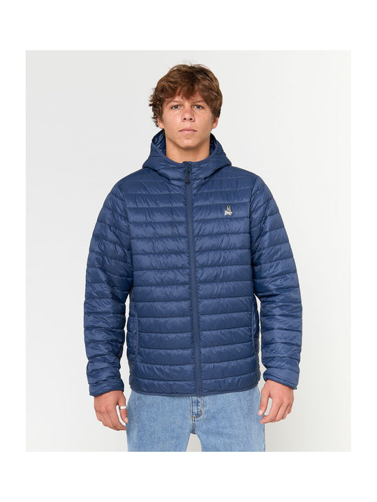 Kurtka RIP CURL ANTI SERIES SEARCH PUFFER HOOD granatowa
