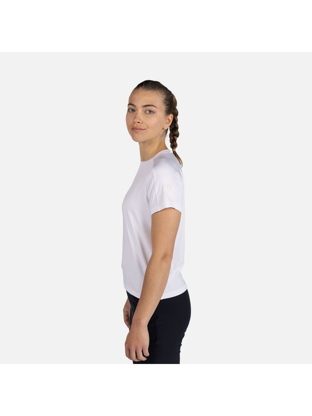 Koszulka treningowa damska ROSSIGNOL W Cloudrest Loose Tee biały - Adventure Sports