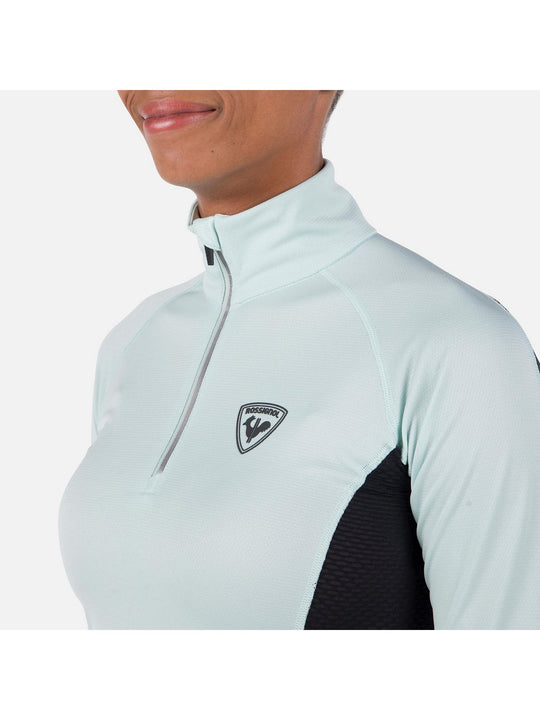 Bluza damska ROSSIGNOL W POURSUITE 1/2 ZIP szara
