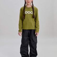 Koszulka longsleeve dla dzieci POC L/S Tee Jr zielony
