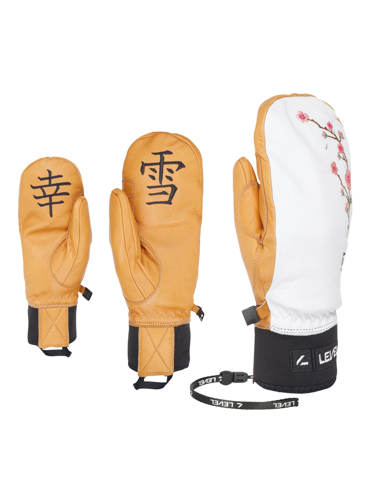 Rękawice narciarskie LEVEL Joy Mitt biały beżowy
