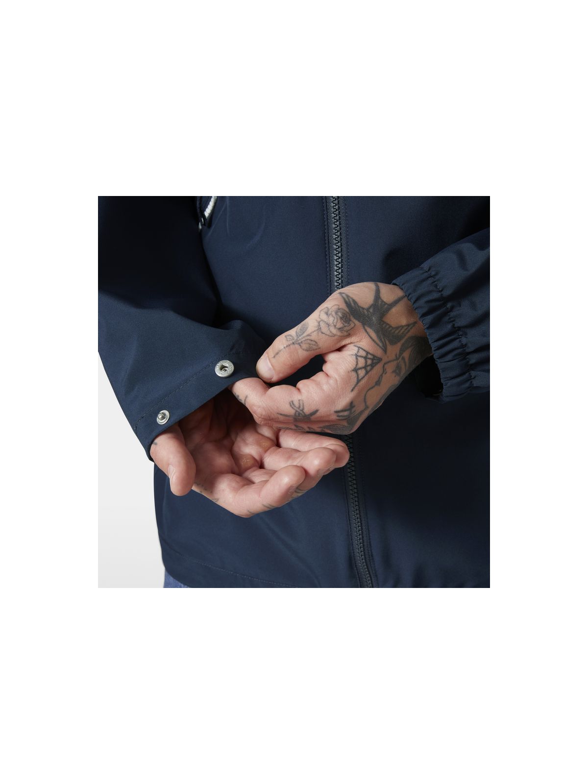 Kurtka męska HELLY HANSEN SANDOY RAIN JACKET granatowa - Adventure Sports