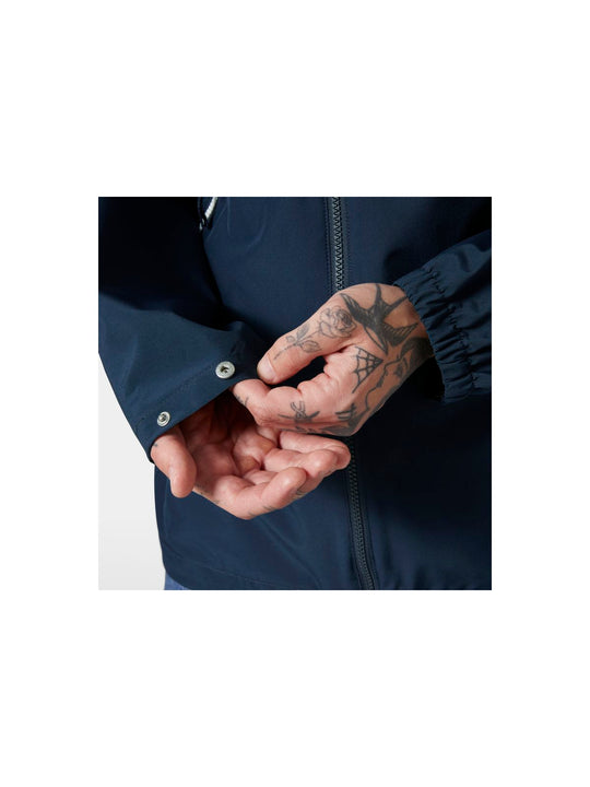 Kurtka męska HELLY HANSEN SANDOY RAIN JACKET granatowa - Adventure Sports
