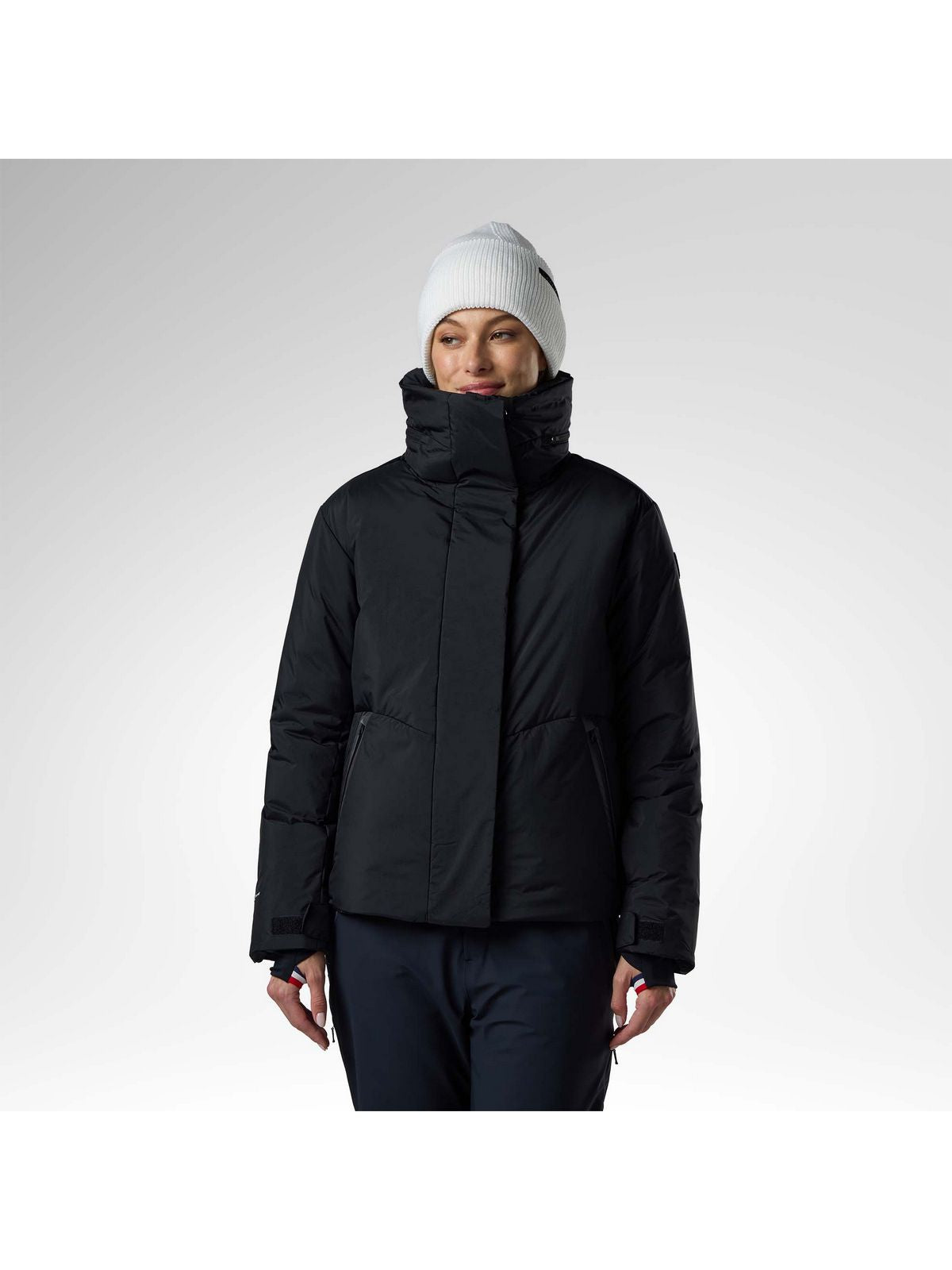 Kurtka narciarska damska ROSSIGNOL W Snowblaze Down Ski Jacket czarna
