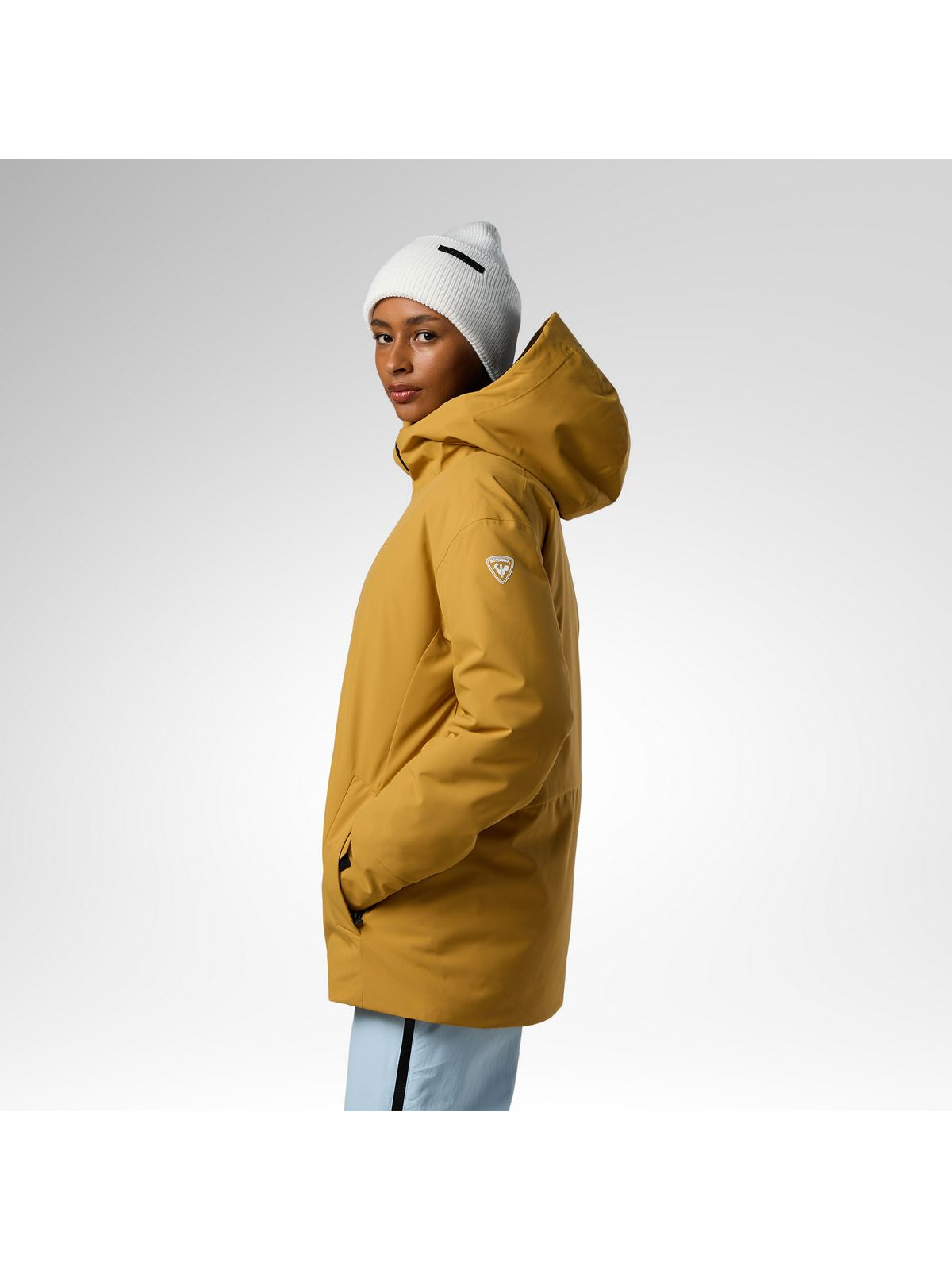 Parka damska ROSSIGNOL W Puffy Insulated Parka brązowa