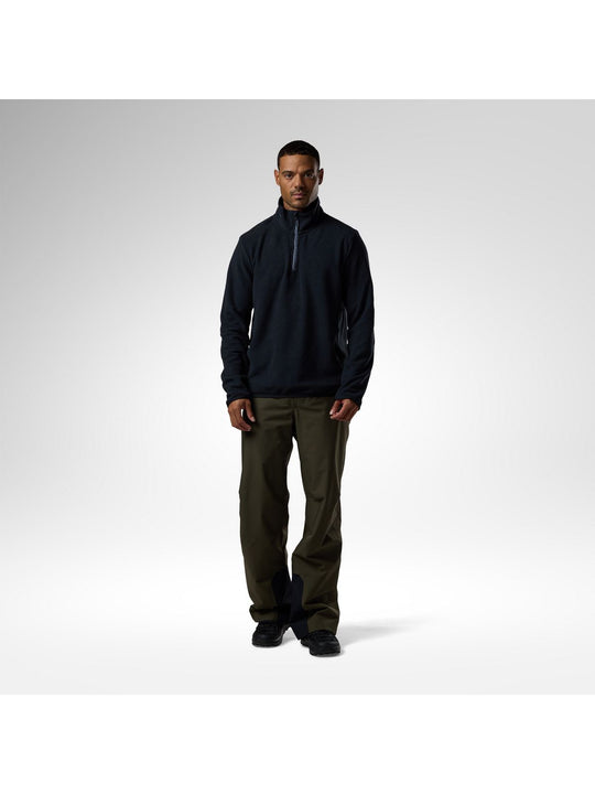 Bluza męska ROSSIGNOL M Quarter Zip Polar Fleece czarna

