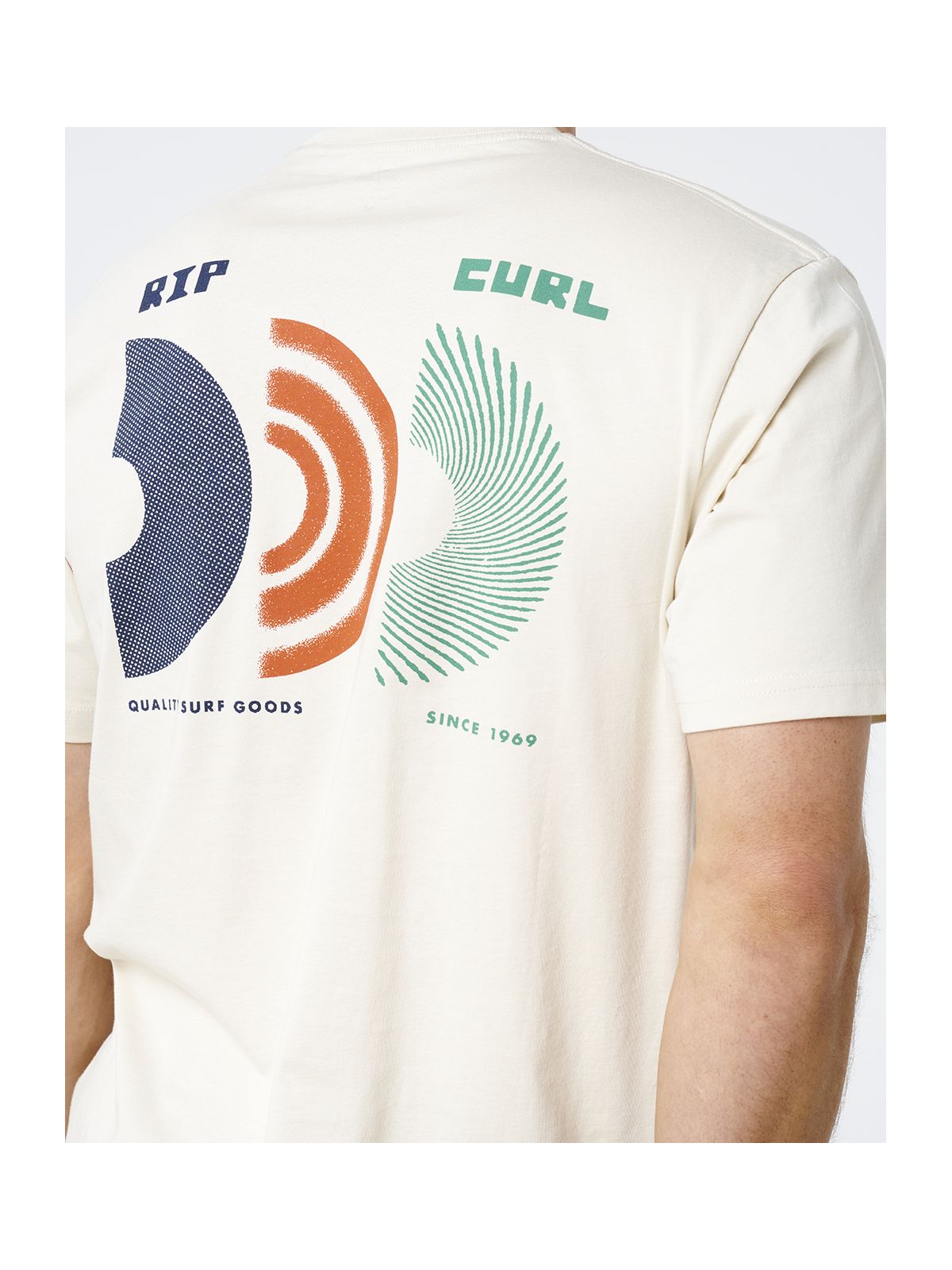 Koszulka męska RIP CURL Aots Rising Tee biała