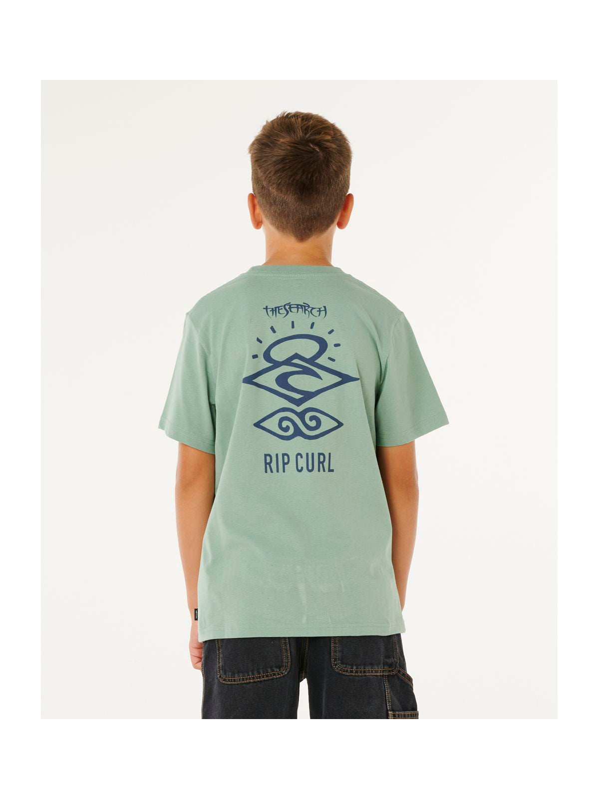 Koszulka chłopięca RIP CURL Search Icon Tee -Boy zielona