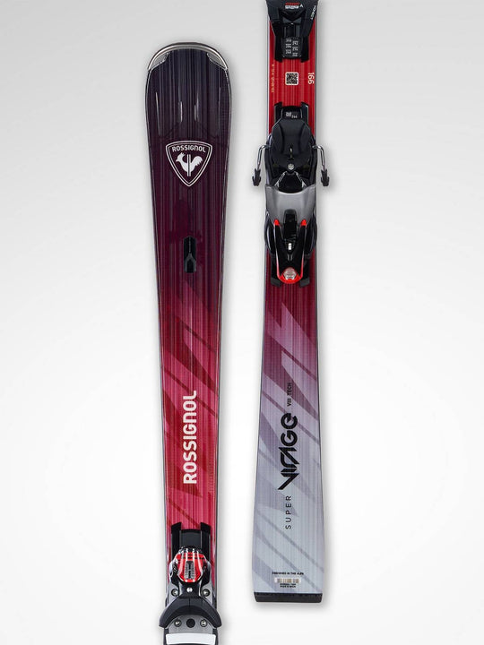 Narty ROSSIGNOL Super Virage VIII Tech + wiązania LOOK Spx14 Konect Gw B80 Silver Red

