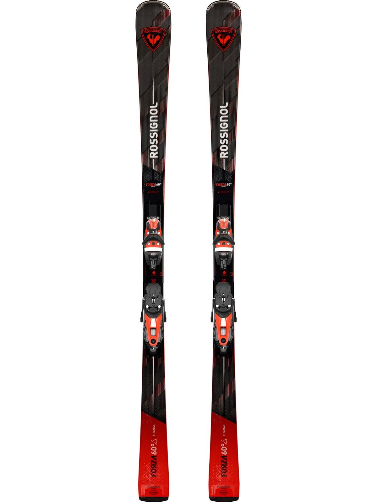 Narty ROSSIGNOL FORZA 60° Ti + wiązania LOOK NX 12 Konect GW B80