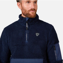 Bluza polarowa męska Rossignol Fleece Anorak granatowy - Adventure Sports
