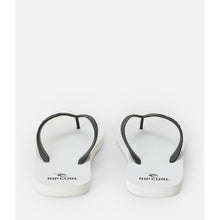 Japonki męskie RIP CURL Brand Logo Bloom Open Toe białe
