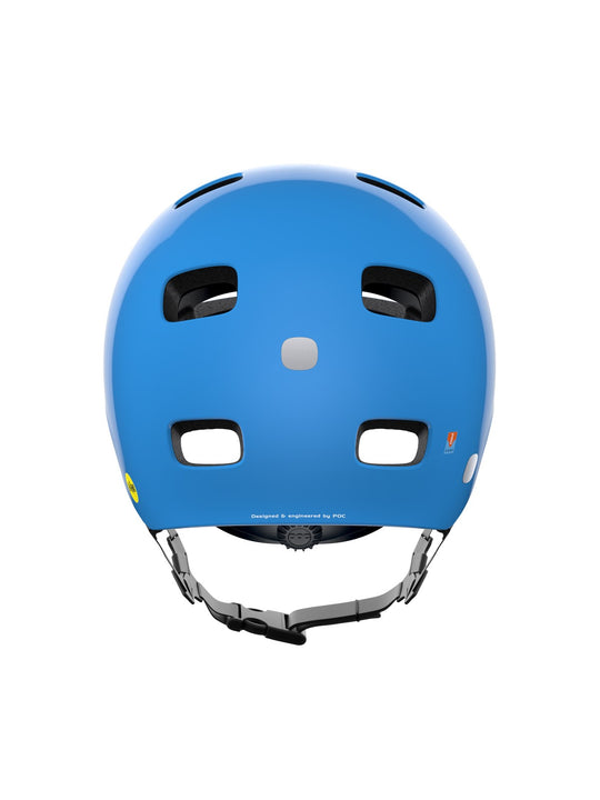 Kask rowerowy POCito Crane MIPS fluo blue - Adventure Sports
