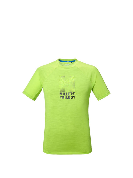 Koszulka męska MILLET Trilogy Icon Ts Ss M żółta limonkowa
