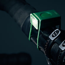 Lampka rowerowa BOOKMAN Block Light Front 50lm zielony
