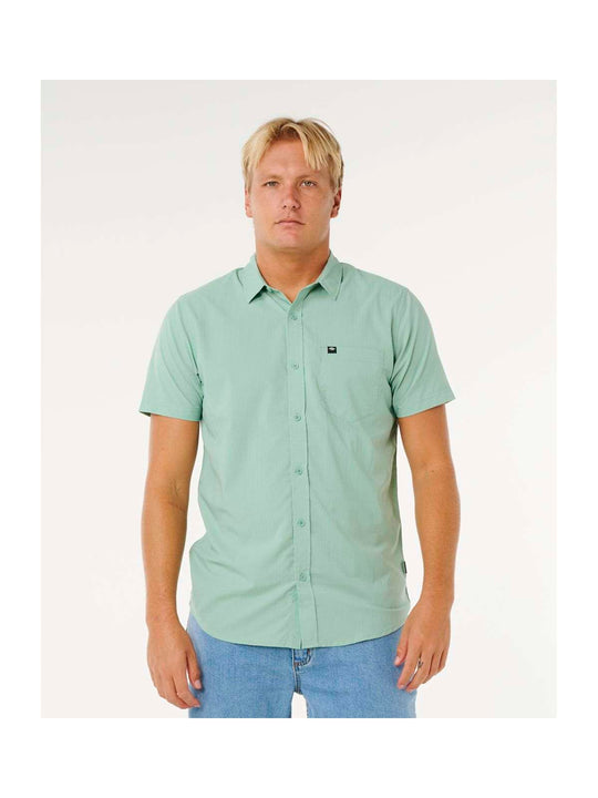 Koszula męska RIP CURL Vaporcool Aerotech S/S Shirt zielona
