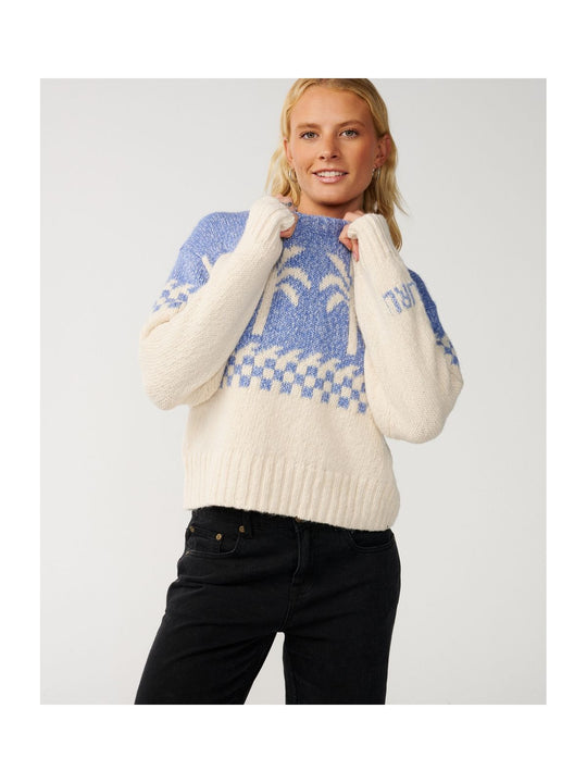 Sweter damski RIP CURL Bossa Nova Neps Crew granatowy
