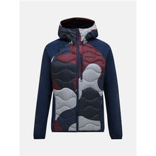Kurtka męska PEAK PERFORMANCE Helium AOP Down Hybrid Hood Multicolor
