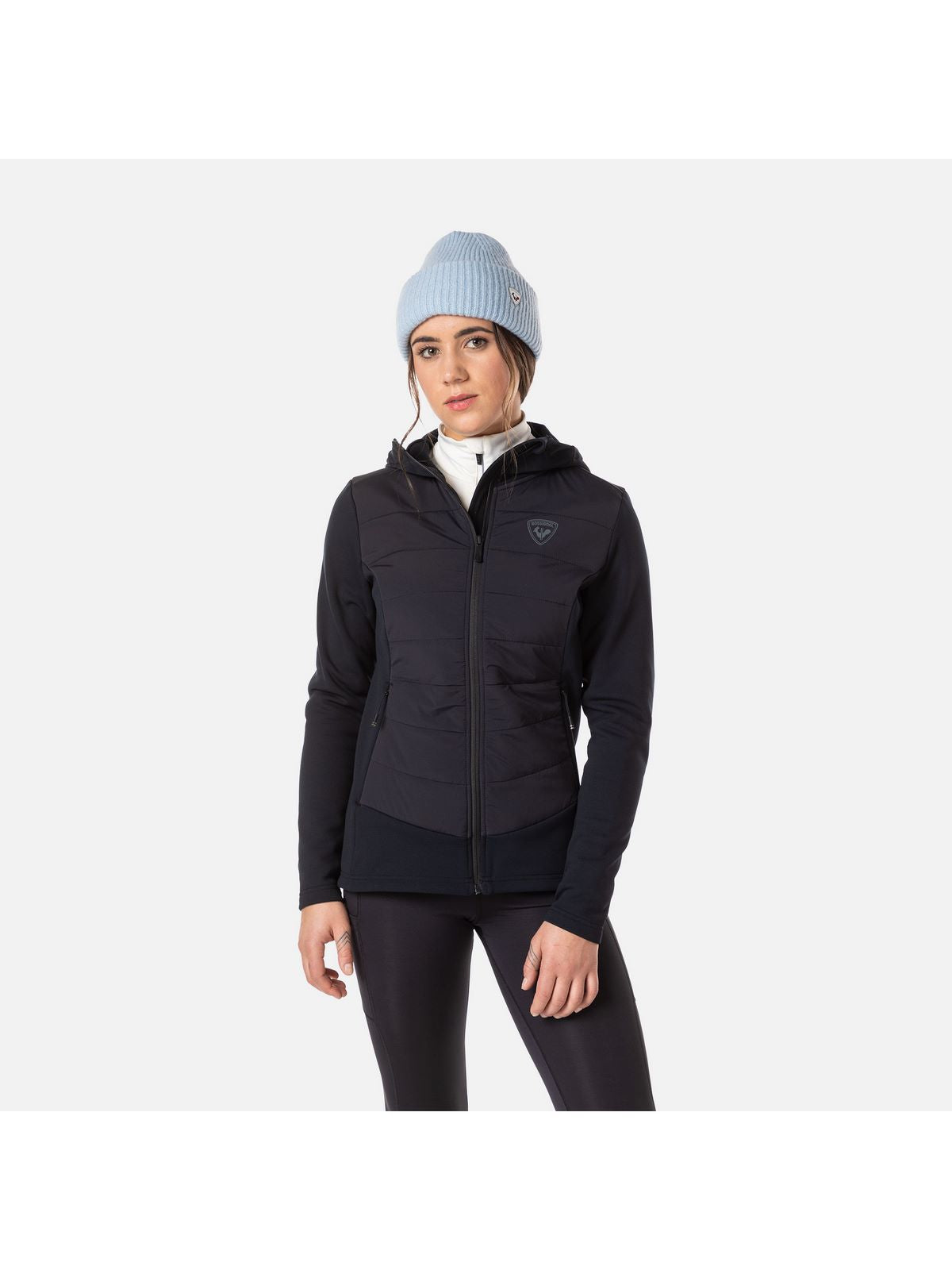 Kurtka outdoorowa damska ROSSIGNOL W Classique Hybrid Clim czarny