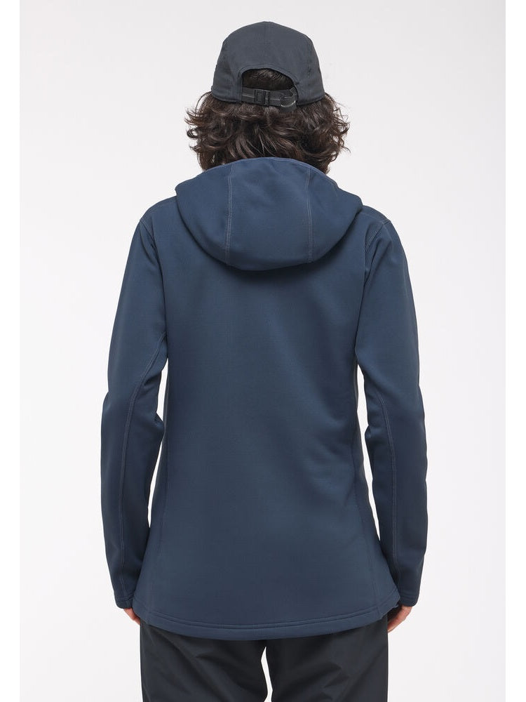 Bluza techniczna z kapturem damska HAGLÖFS Rosson Mid Hood Tarn Blue